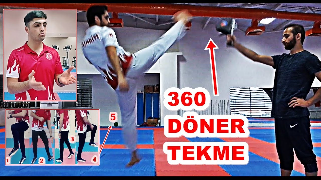 DÖNER TEKME ATAMAYAN KALMASIN ! 360 Rotating Kick Tutorial
