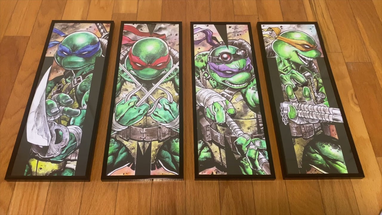 AWESOME POSTERS FOR PCS 1/3 TMNT STATUES