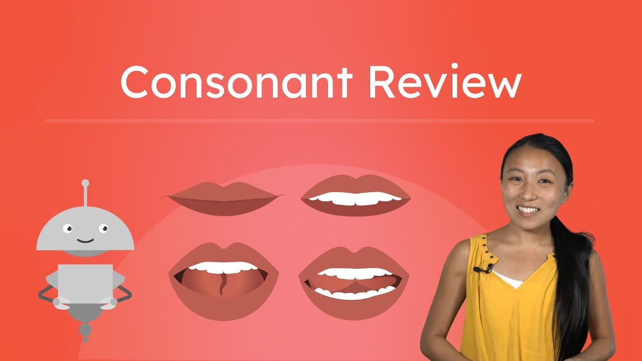 Consonant Review - Learn Consonant Sounds for Early Readers