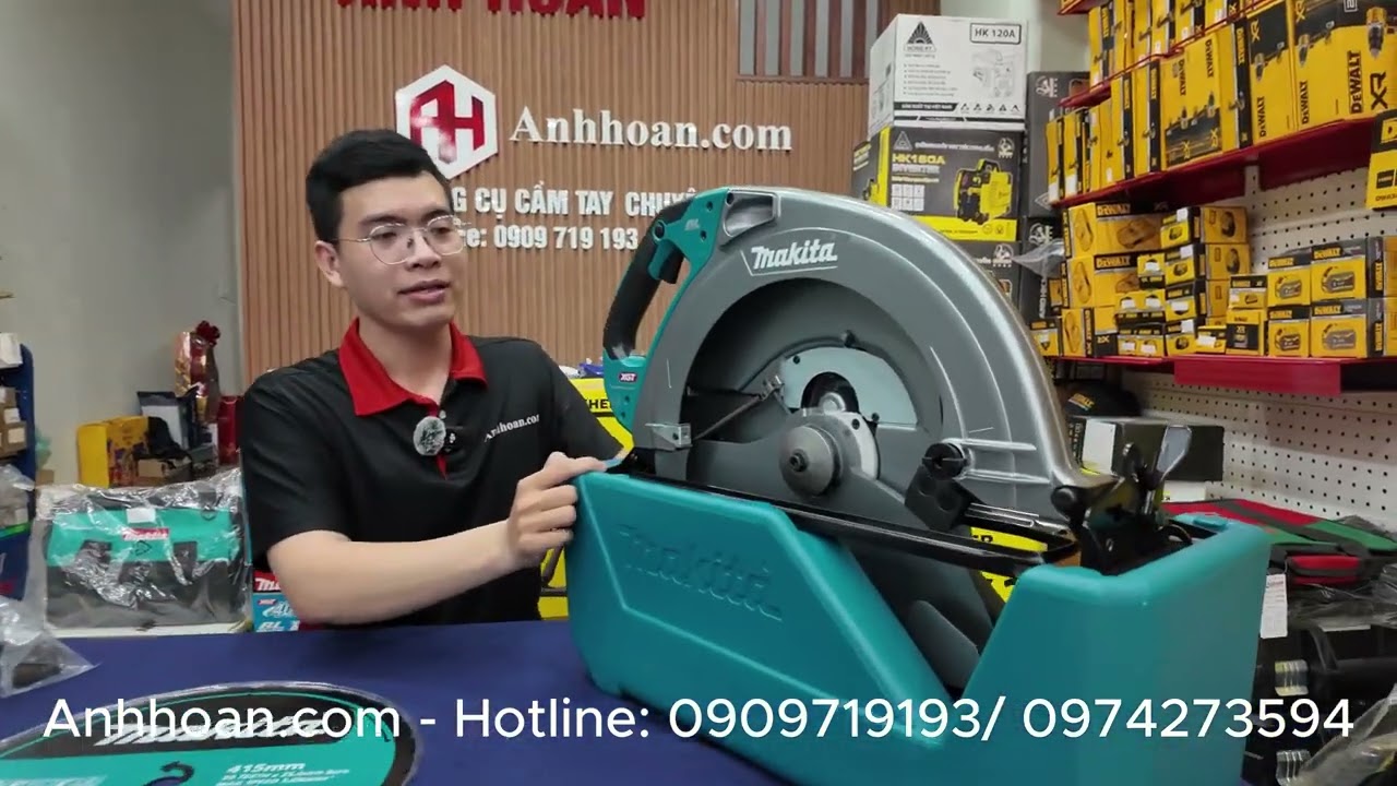 Siêu phẩm Máy cưa pin 40V Makita HS013GZ (415mm)