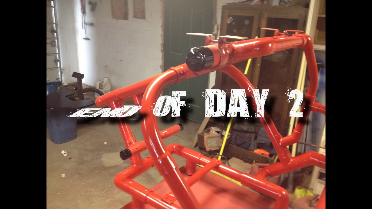 3 day rig build out of PVC pipe.