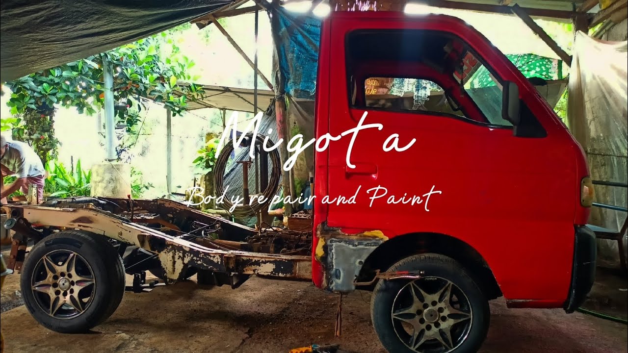 Suzuki Multicab body and paint restoration