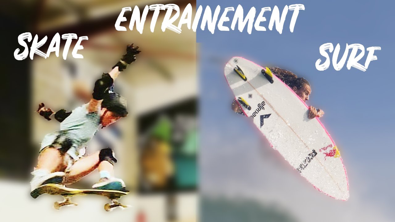 Entrainement en SKATE 🛹 pour PROGRESSER en SURF 🏄‍♀️Ep 06