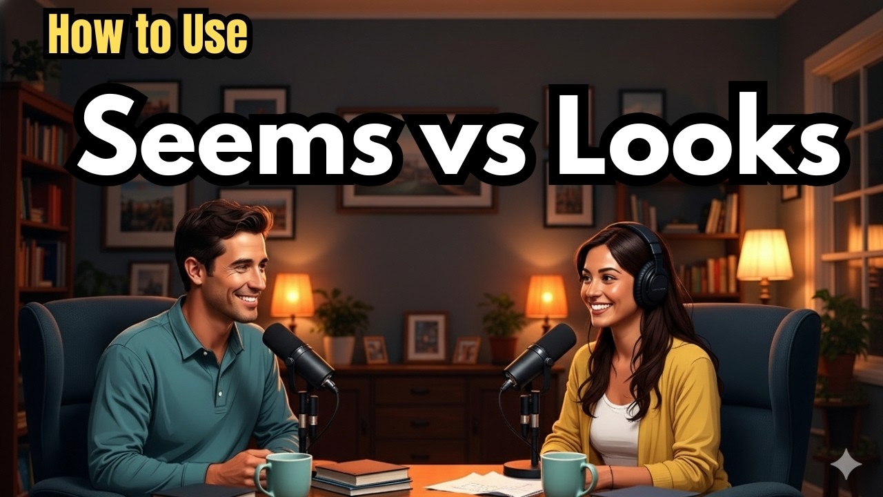 How to Use “Seems” vs “Looks” in English Beginner to Intermediate Guide