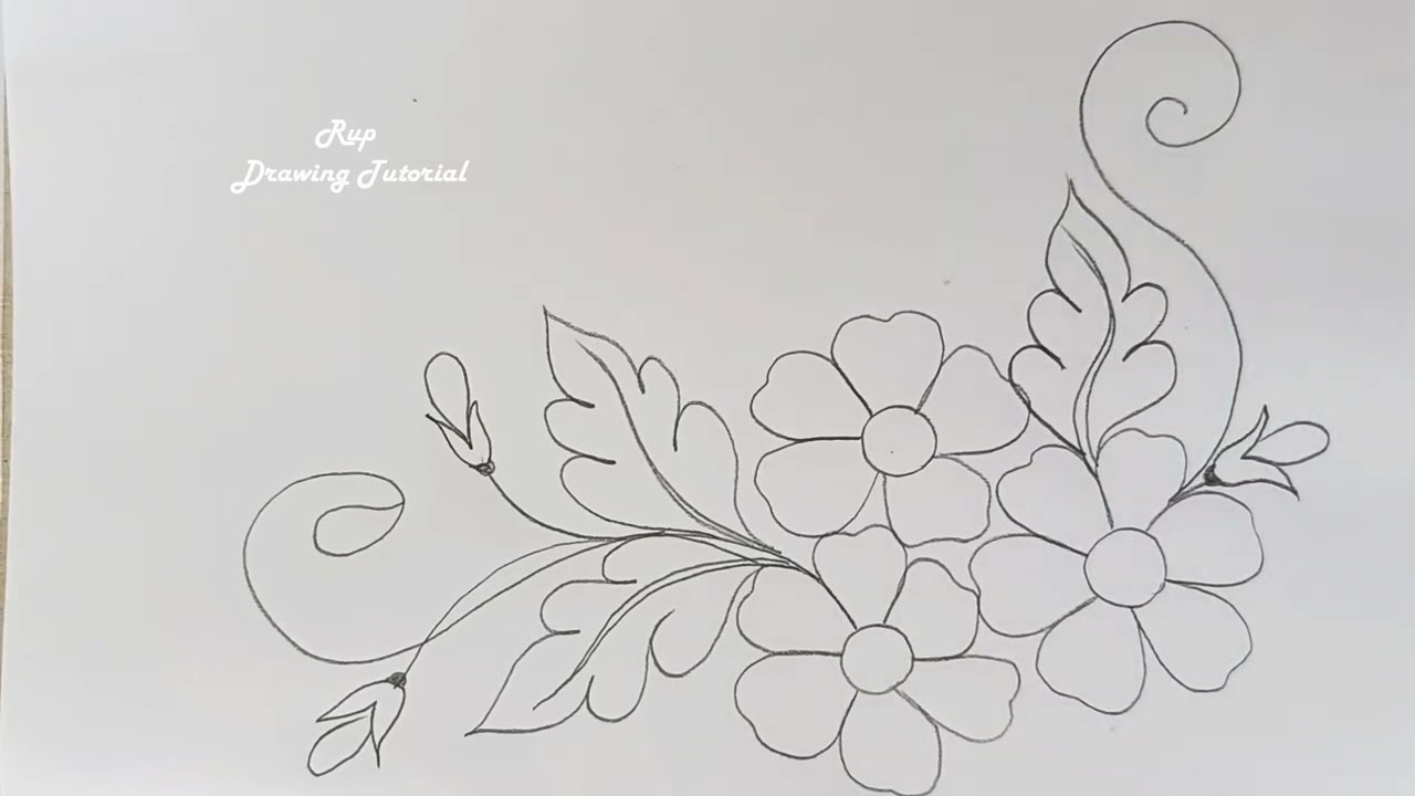 Border Design for School Project😍✨ Project Work Designs !!! Table/Bedsheet/Cushion Cover Corner De