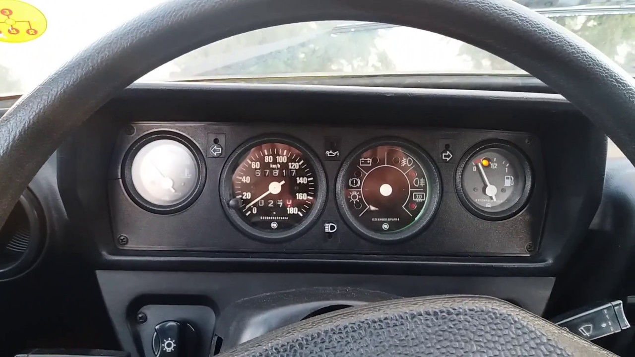 Skoda 105 L '83 Cold start