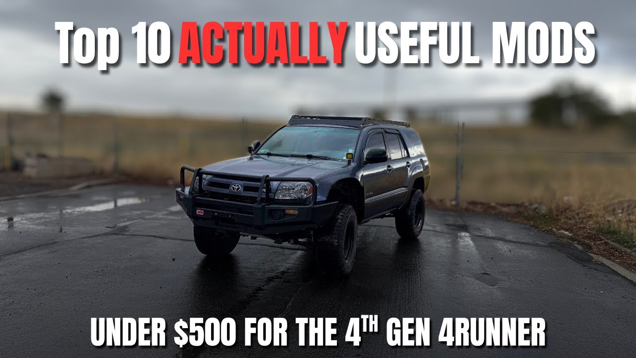 10 лучших модов для 4Runner 4-го поколения стоимостью до 500 долларов (действительно полезные!)