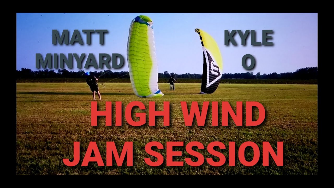 High Wind Kiting & Flying: Matt Minyard & Kyle O  ITV Daytona Test