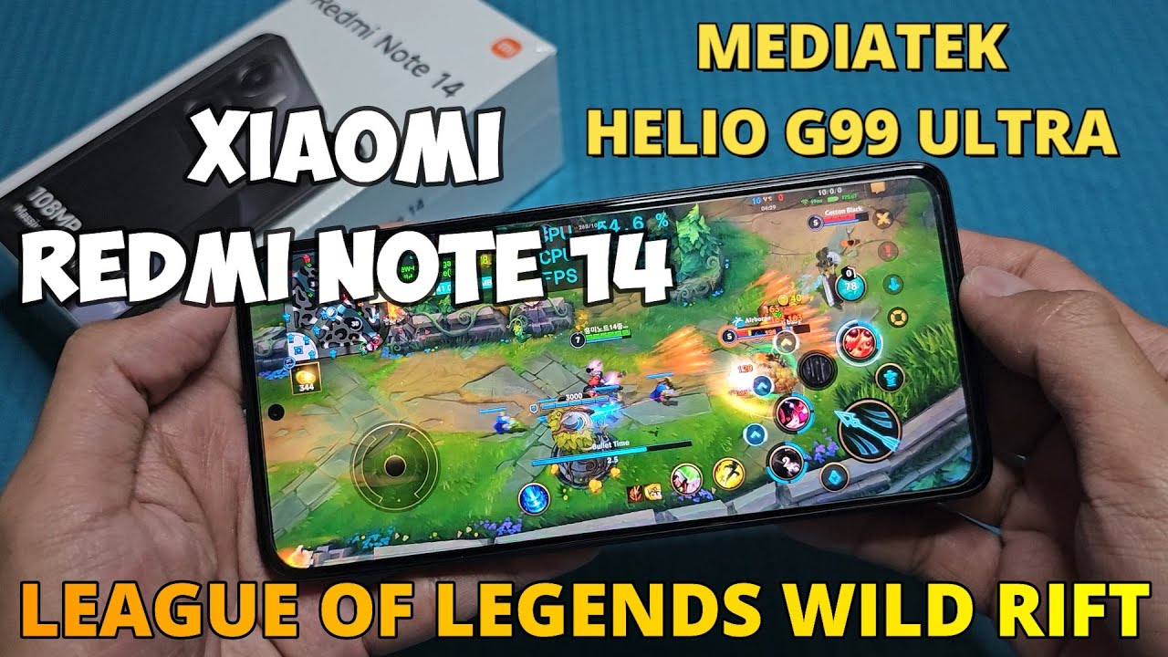 League of Legends Wild Rift in Xiaomi Redmi Note 14