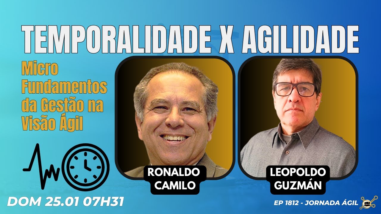 #JornadaÁgil EP1812 Temporalidade X Agilidade: Micro Fundamentos da Gestão na Visão Ágil