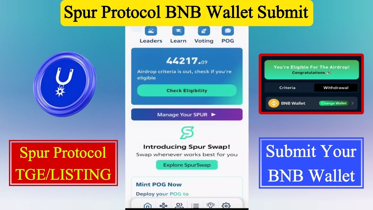 Spur Protocol Wallet Connect | Spur Protocol New Update | Spur Protocol EVM Address | Spur Protocol