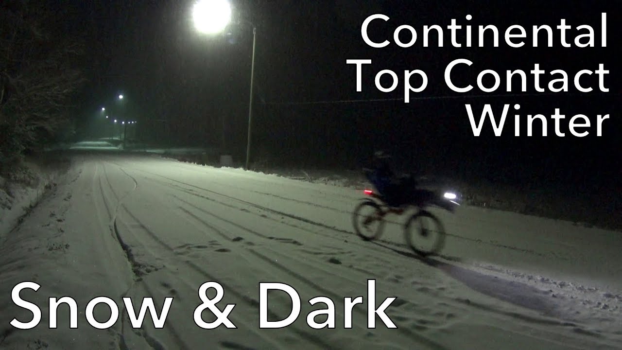 Testing Continental Top Contact Winter tyres on snow