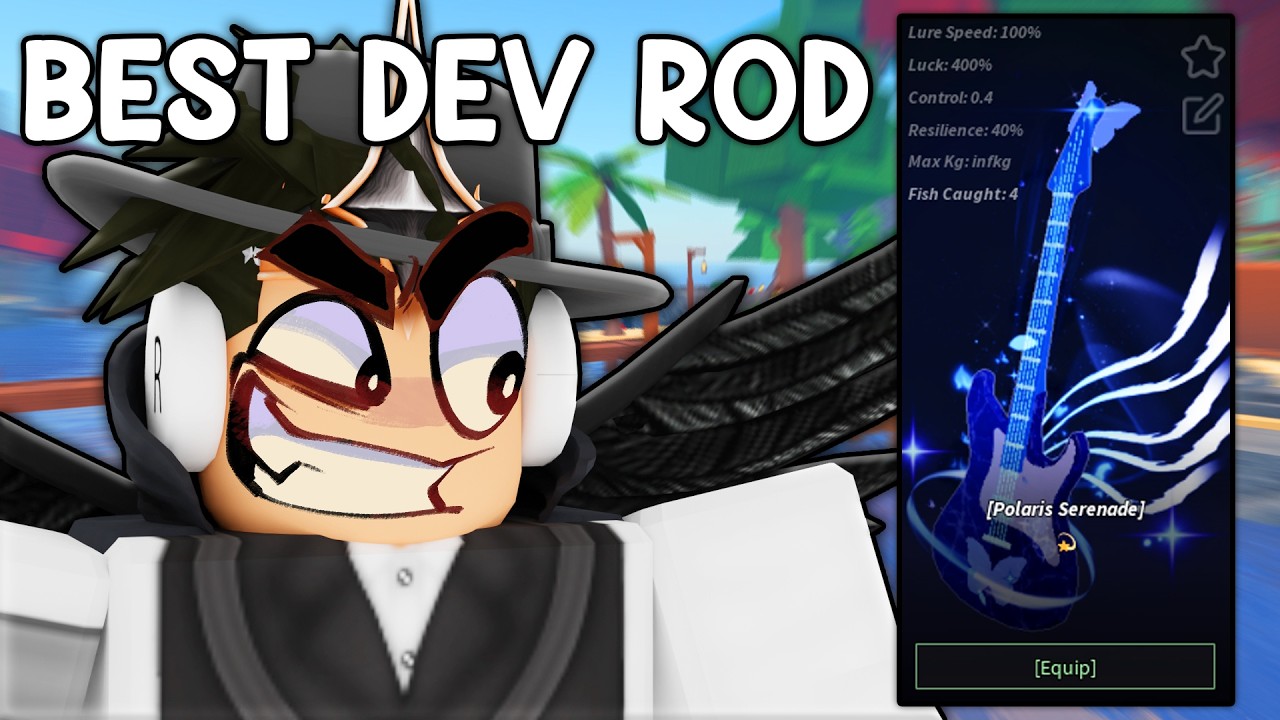 Using the BEST UNOBTAINABLE DEVELOPER ROD in Fisch (Roblox Fisch)
