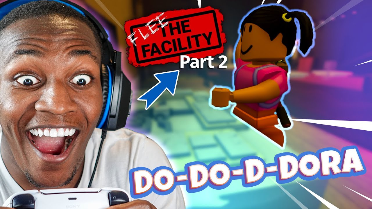 RUNNING FOR MY LIFE IN ROBLOX FLEE THE FACILITY | Part 2 | THEE BLACKBADGER