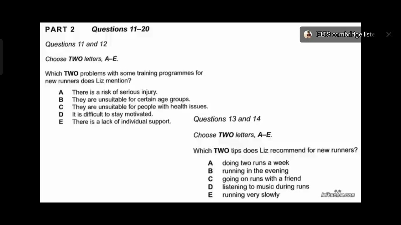 Cambridge IELTS 19 test 4 listening:-About  First day at work