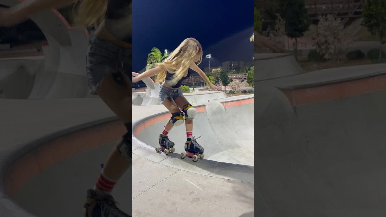 LV #rollerskating #skate #skatergirl #skating #skatepark #rollerskate #rollergirl #blonde #fun