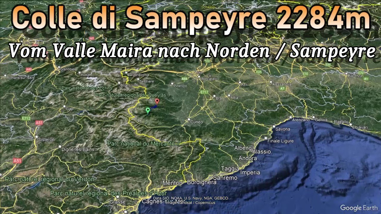 Am Colle di Sampeyre auf 2284 m mit dem Motorrad