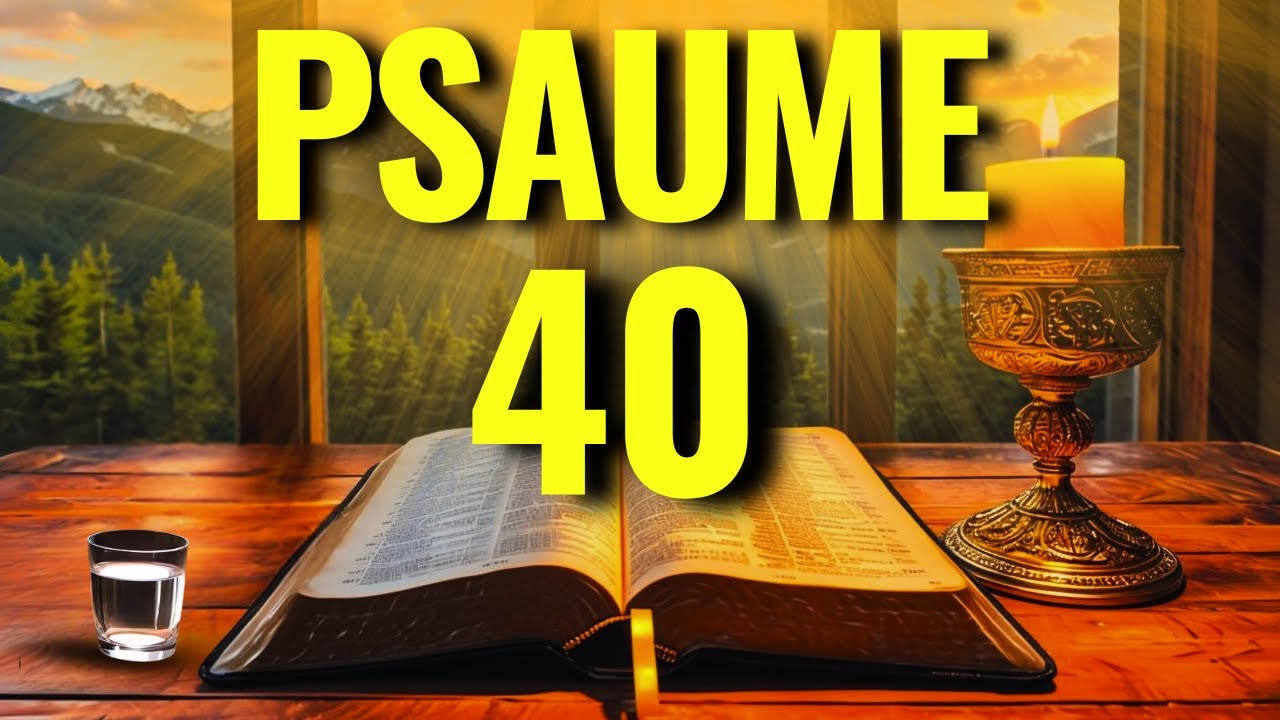 PRIÈRE DU MATIN – Psaume 40 Pour Le Délivrance, La Protection Et Le Secours Puissant De Dieu