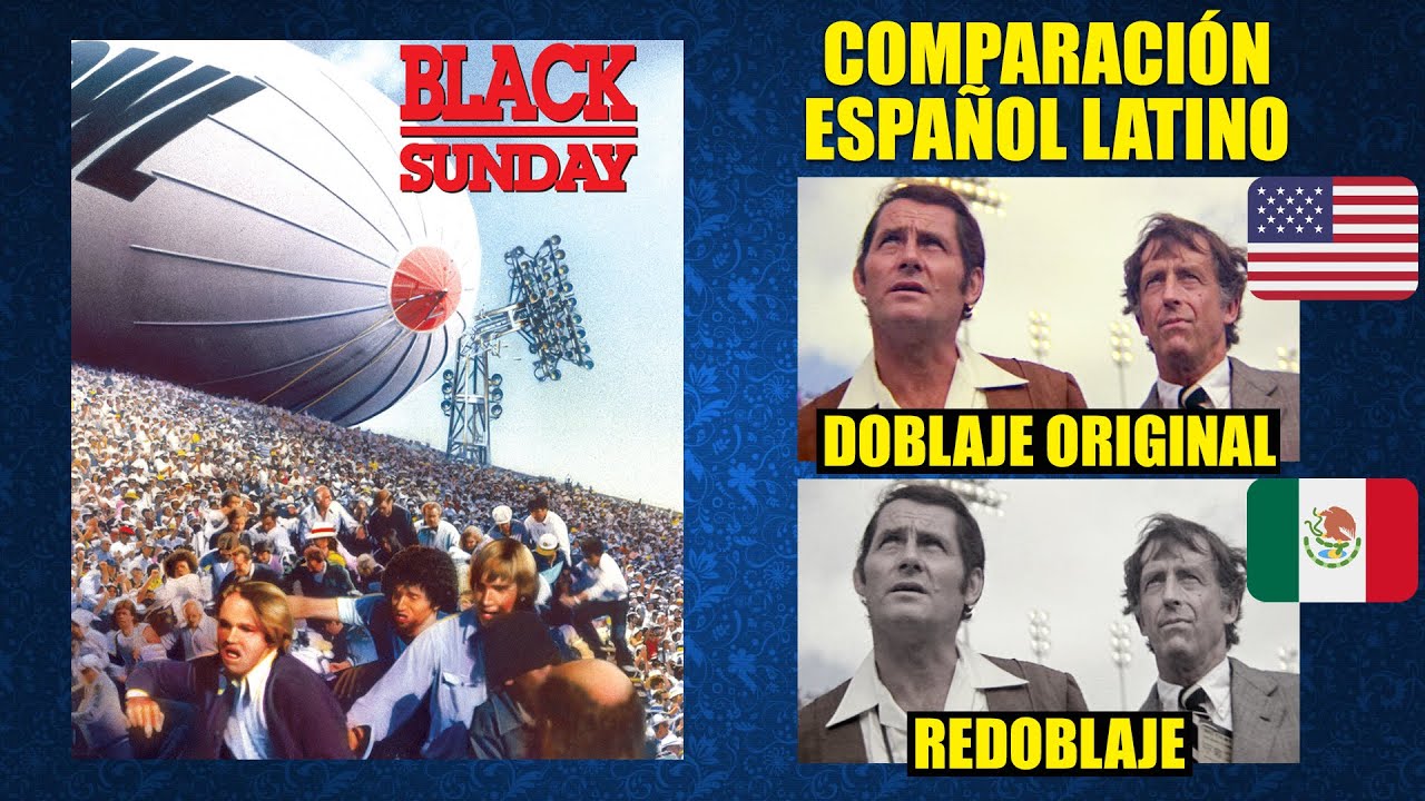 Domingo Negro [1977] Comparación del Doblaje Latino Original y Redoblaje | Español Latino