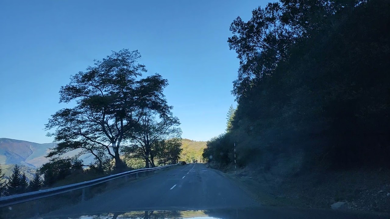 BAJADA DESDE LA ESTACION DE ESQUÍ DE VALDEZCARAY