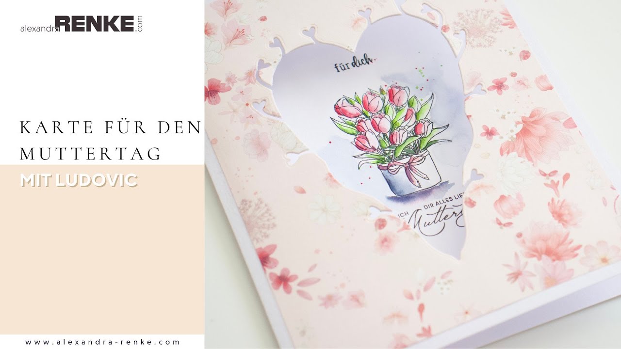 Schaufenster Karte für den Muttertag mit Ludovic
