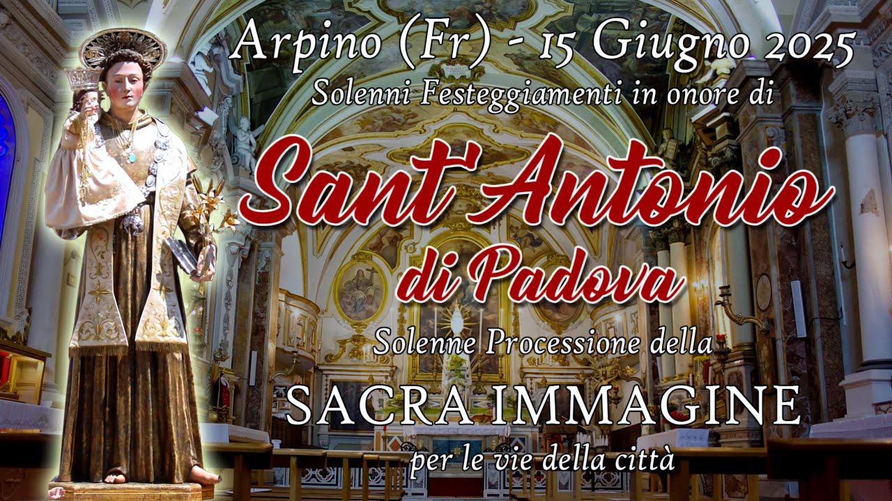Solenne Processione di SANT'ANTONIO di Padova, Arpino 2025