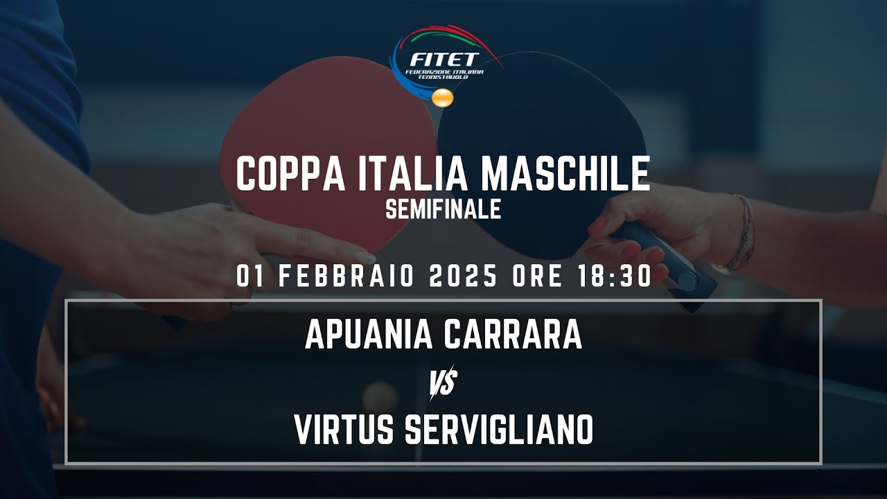 Coppa Italia Maschile🇮🇹 | Semifinale | Apuania Carrara vs Virtus Servigliano