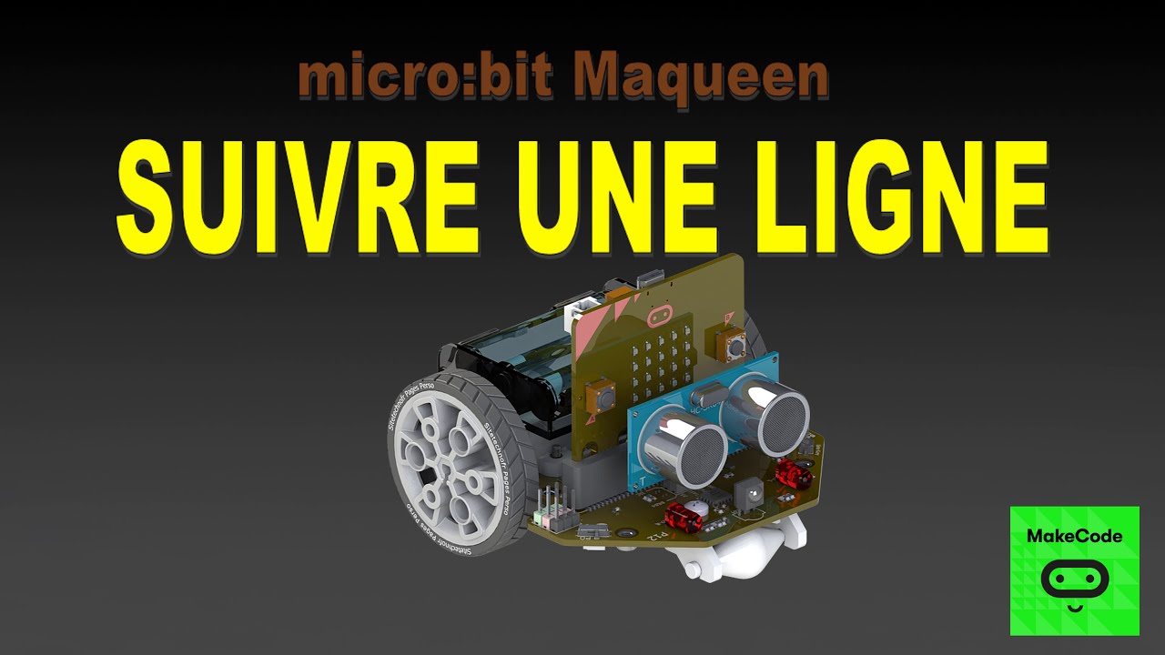 📏 micro:bit Maqueen - Suiveur de ligne