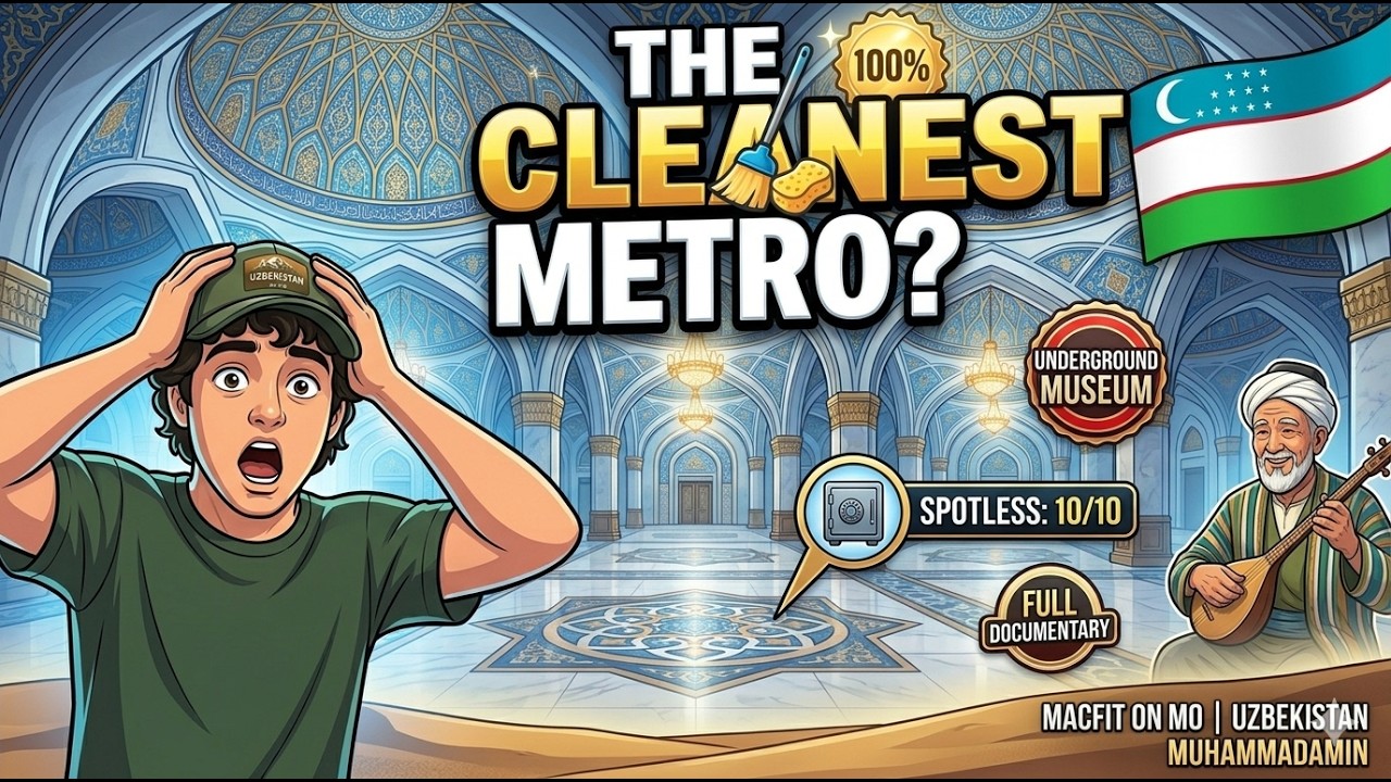 THE CLEANEST Metro in the World! METRO GUIDE | METRO STATION IN Uzbekistan (full Documentary film)