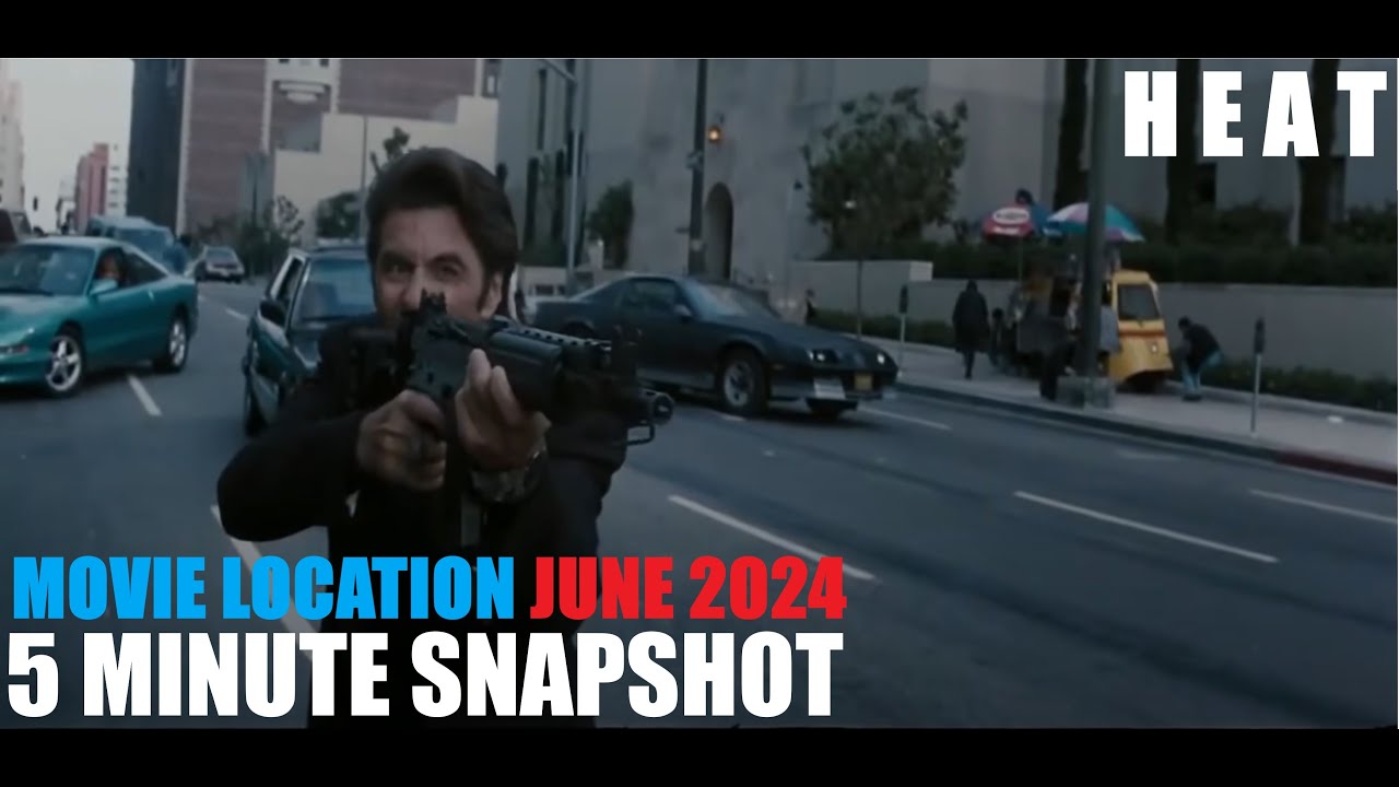5 minutes of 5th Street Los Angeles HEAT movie location June 1, 2024