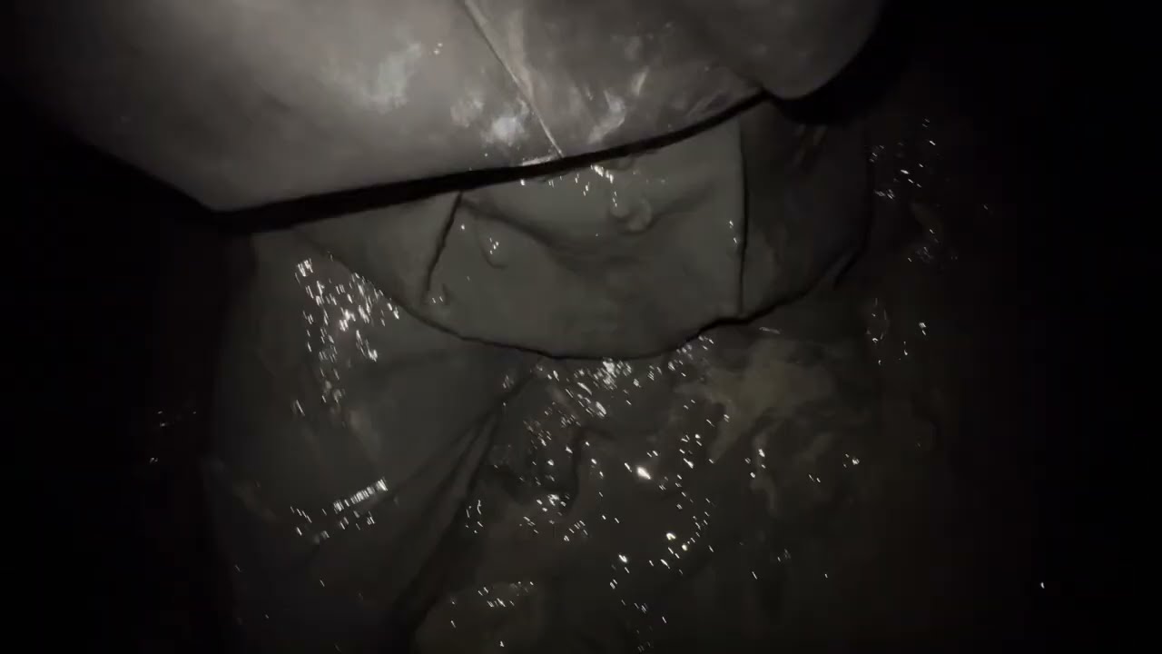 胴付長靴で泥んこ遊び25 waders mud