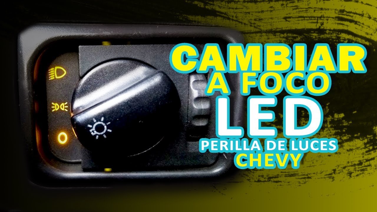 Cambio de foco de la perilla de luces Chevy, Opel, Corsa.