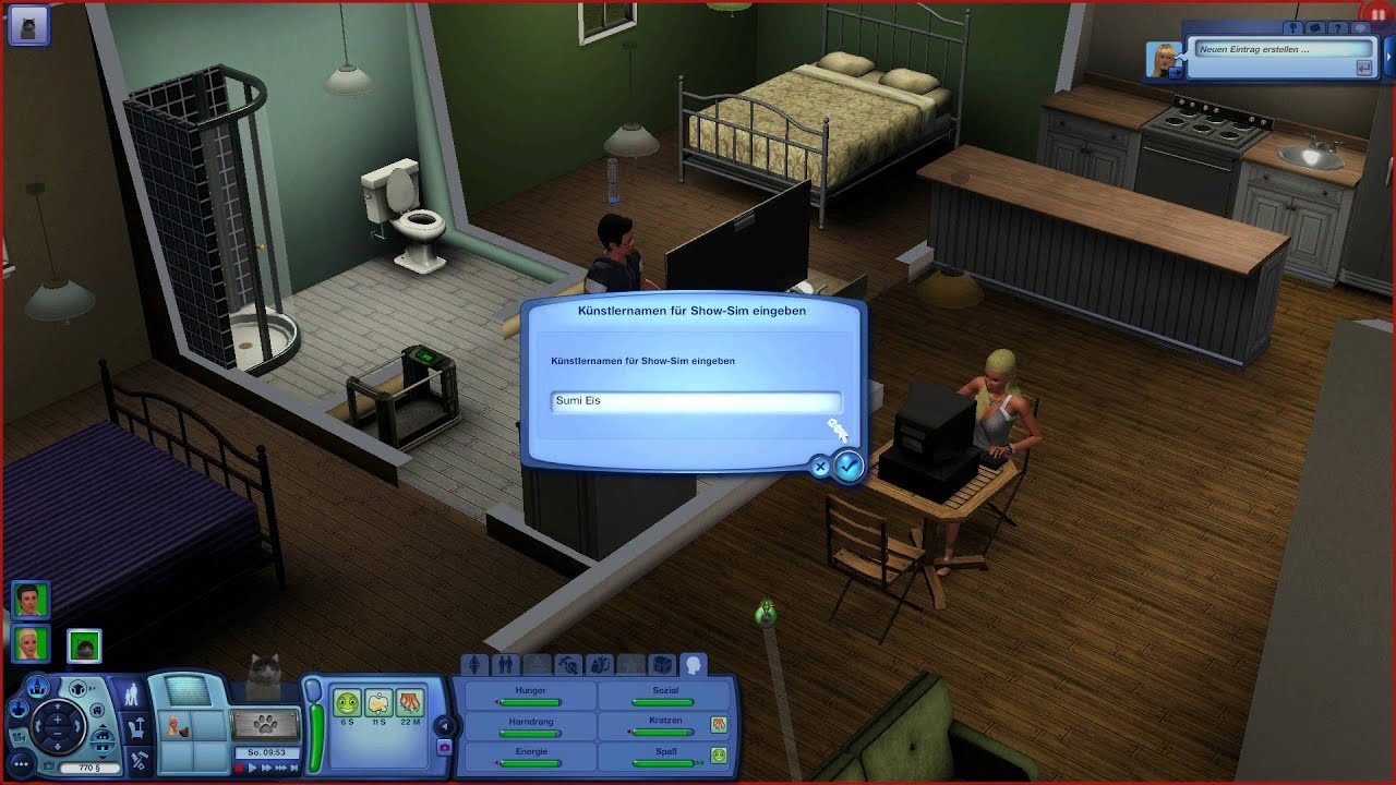 Let's Play Die Sims 3 Showtime #058 Ein neuer Star wird geboren