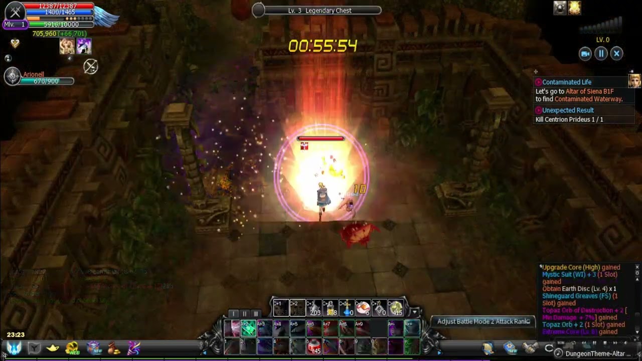 Enxi - Ingens Proelium Event Silver Drop and Altar of Siena B1F 50 Times - Cabal Online NA