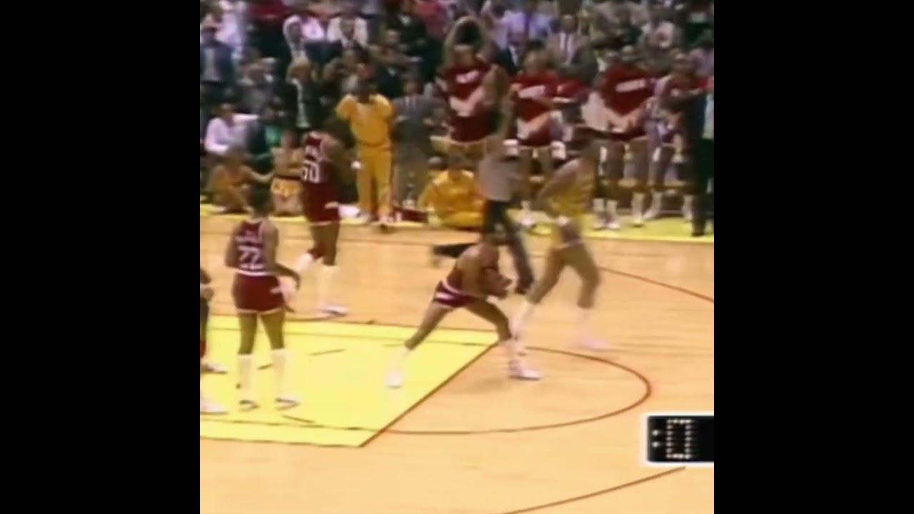Ralph Sampson hits shot to win 1986 Western Conference Finals #rockets #lakers #nba