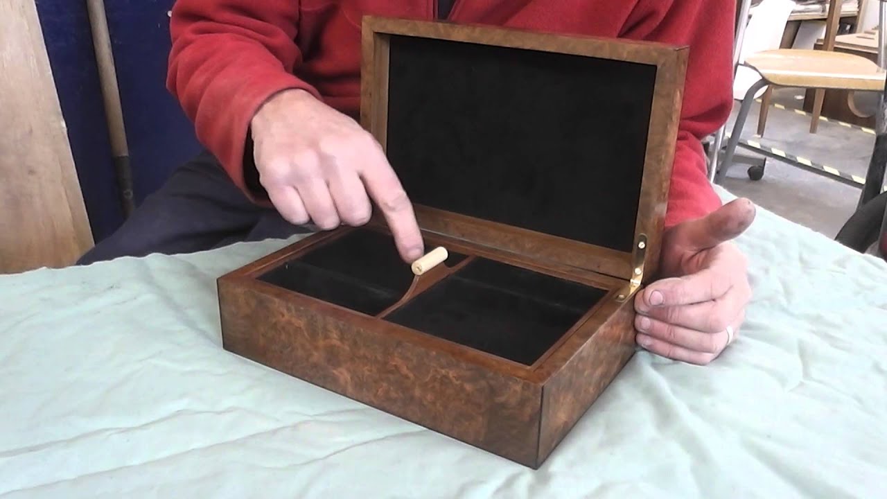Burr Walnut Jewellery Box