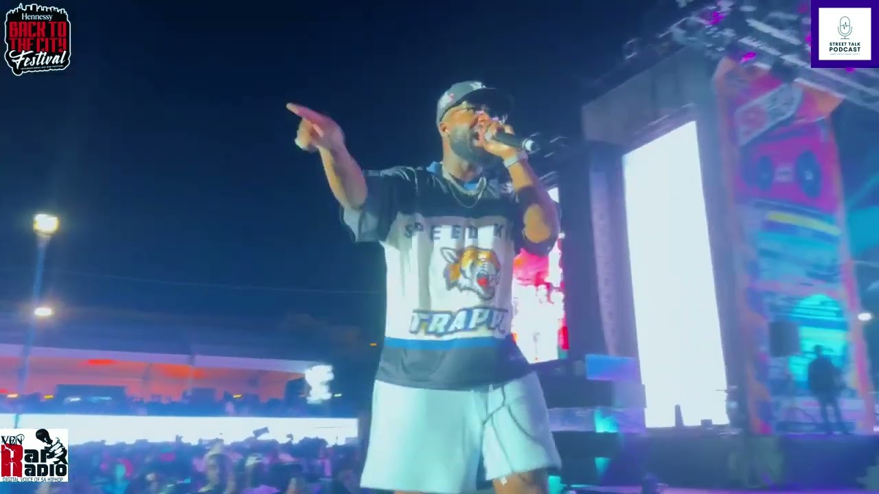 Cassper Nyovest   performing  Ragga Ragga at back to the city hiphop festival highlight