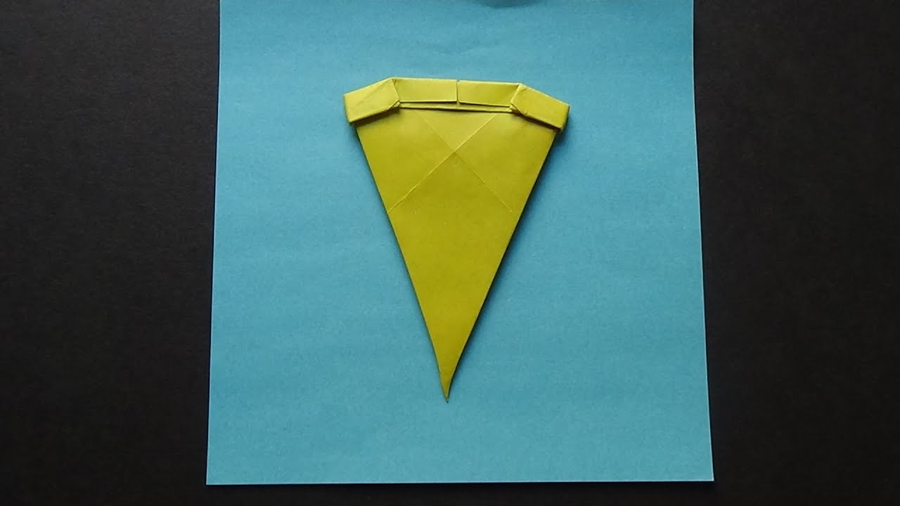 Origami Slice of Pizza - Flying Flicker