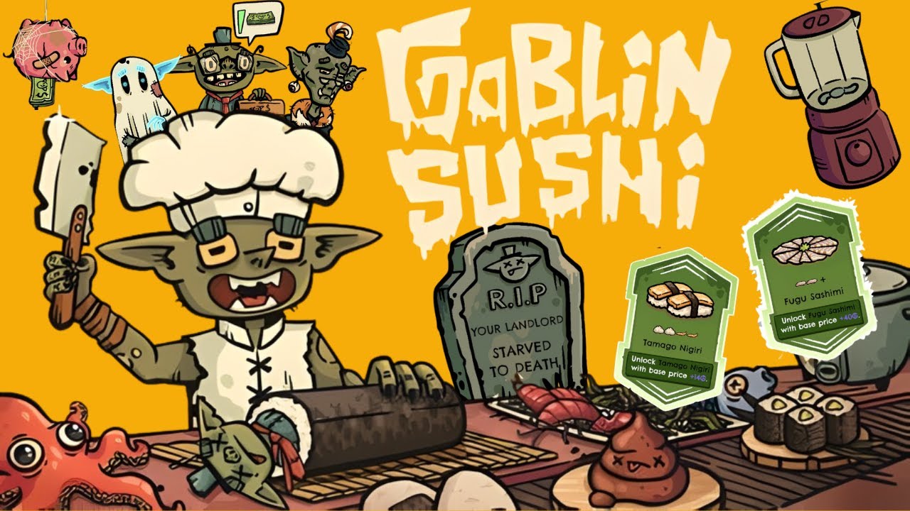 🎮 DEMO Gameplay: Goblin Sushi 🍣 - Cozy Chaos Sushi Shop Simulation