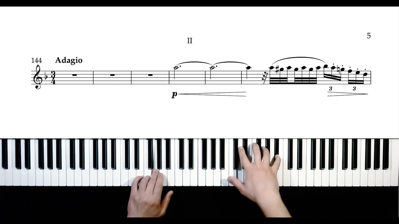MOZART – Oboenquartett KV 370 | 2. Satz | Oboe & Klavier | Play-Along (Sonate)