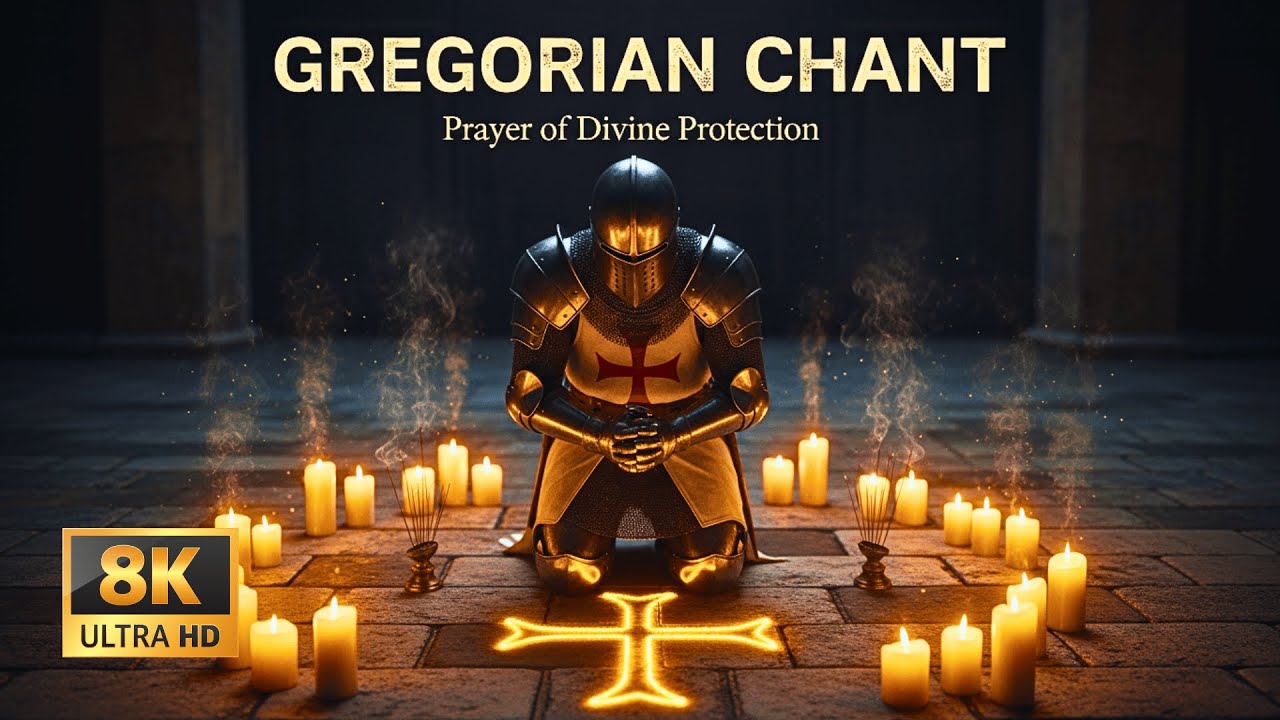 Gregorian Chant for Divine Protection ✝️ Shield of Salvation | Prayer of Light and Divine Mercy