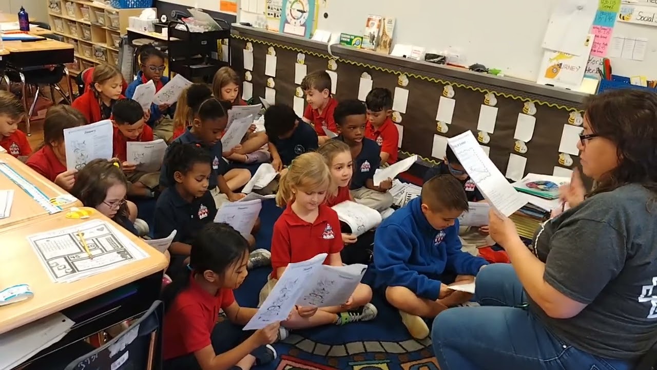 The 100 Days of School Song preformed by Mrs. Larson's 1st grade class at RCSA Elementary - 2/1/23
