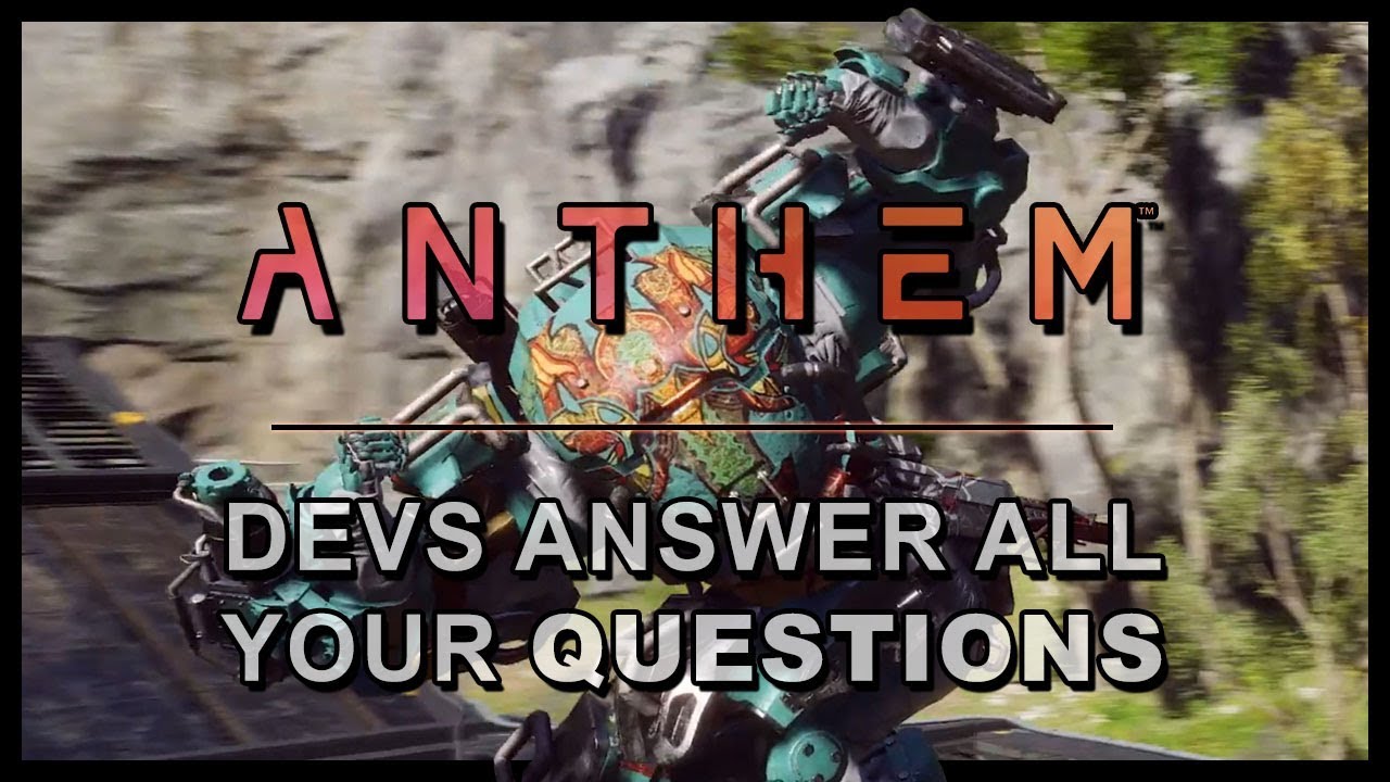 Anthem - Devs Answer TONS of Your Questions | End statistics, spectator cams, raids, & more