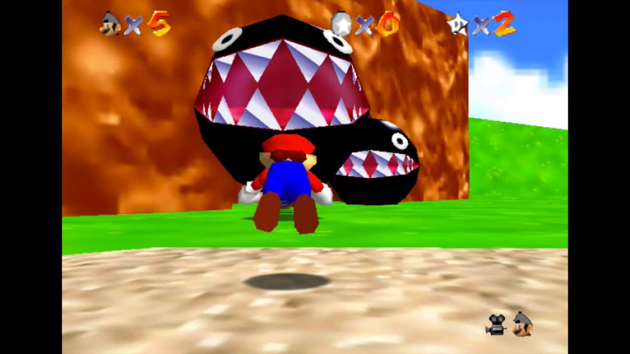 SM64 Shining Stars: Course 1 - Chomp Fields