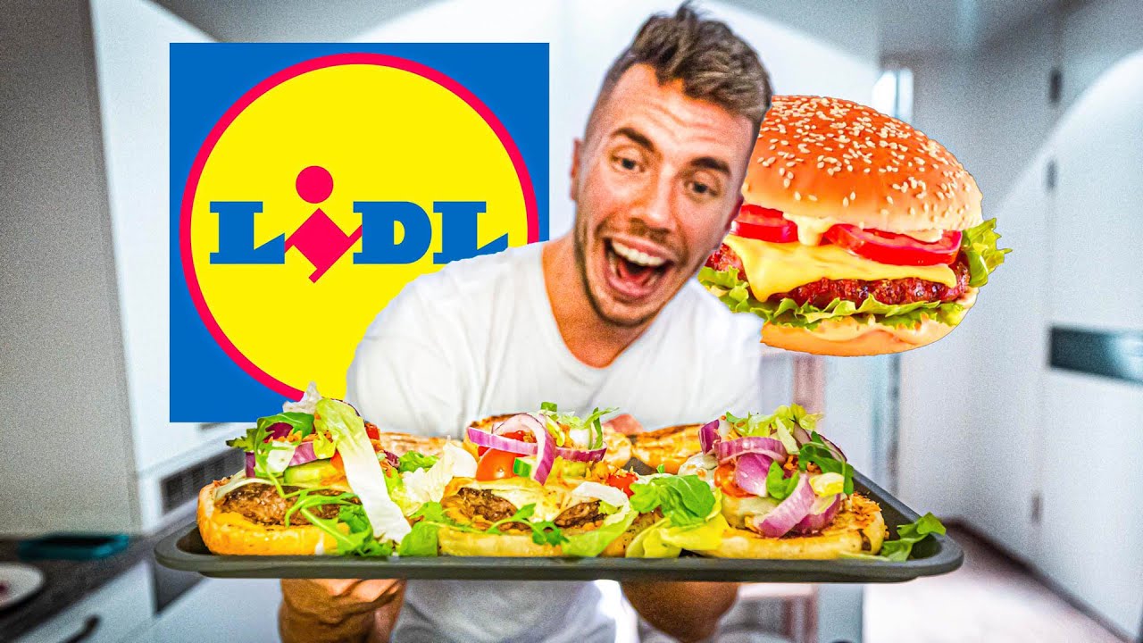 Elkészítettem egy LIDL HAMBURGERT a srácoknak!