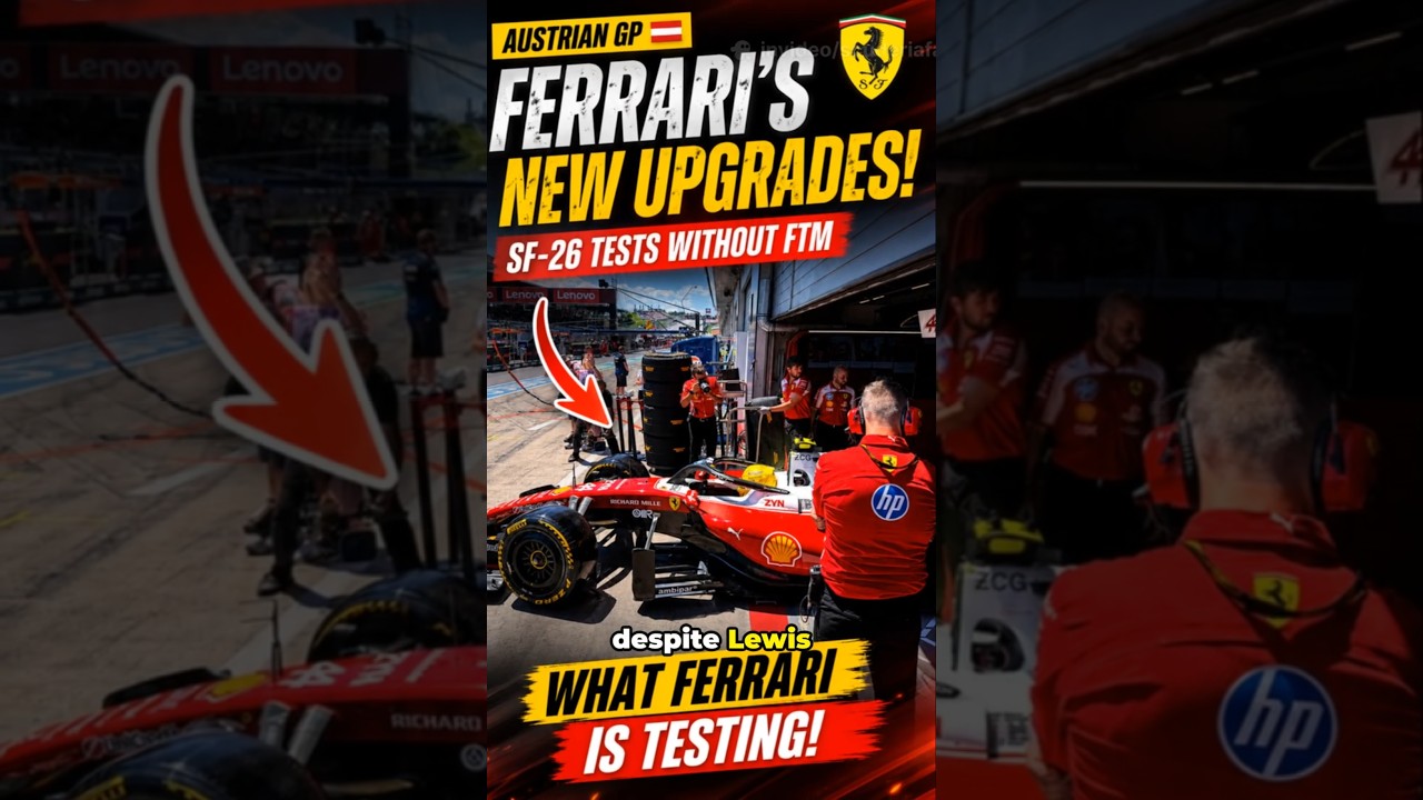 Почему Ferrari тестирует другой SF-26 в Австрии 👀 #Ferrari #SF26 #AustrianGP #F1 #hamilton #Гонка