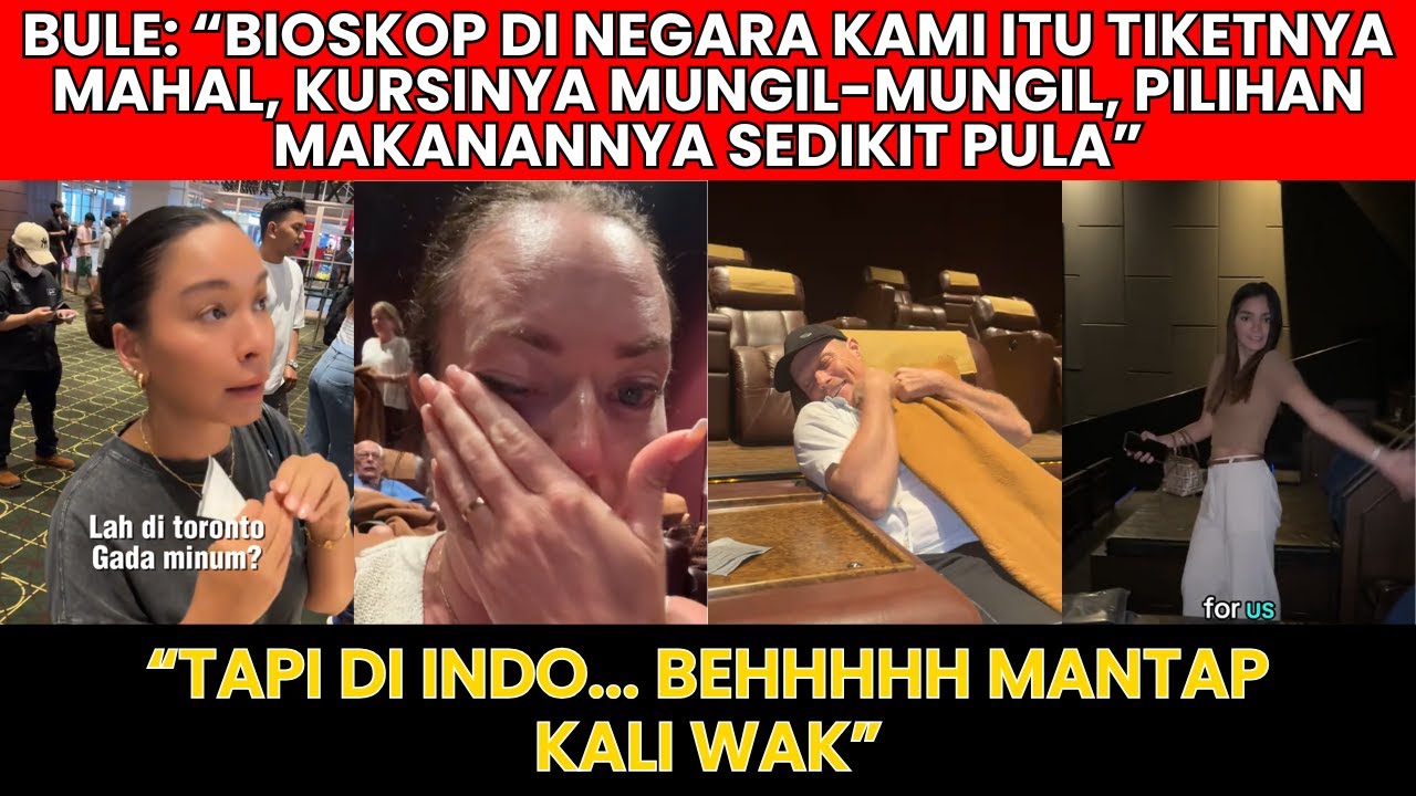 Kaget! Bule Bandingkan Bioskop Negara Mereka vs Indonesia—Hasilnya, Bioskop Indonesia Jauh Lebih Ker