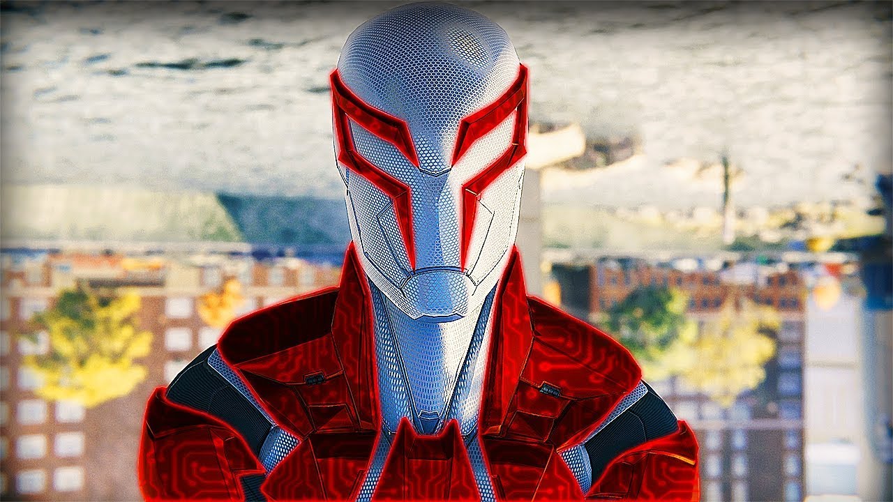 SPIDER-MAN PS4 - WHITE SUIT (2099) Free Roam Gameplay