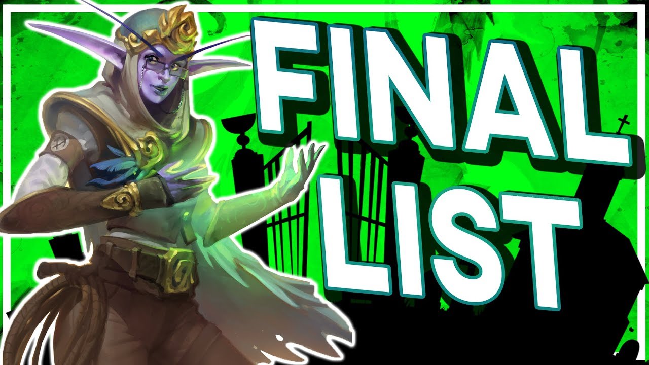 Final Reno Druid List - High Winrate