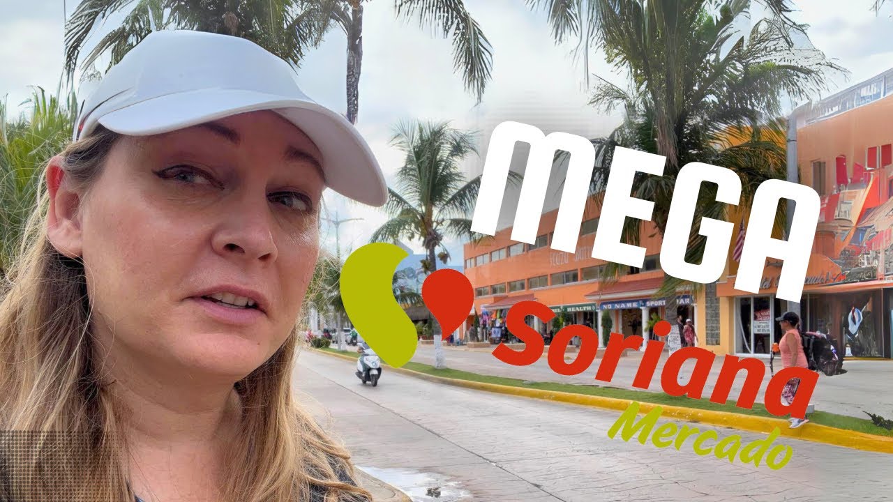 Прогулка по торговому центру Mega Soriana в Косумеле. Огромный гипермаркет в круизном порту Косум...